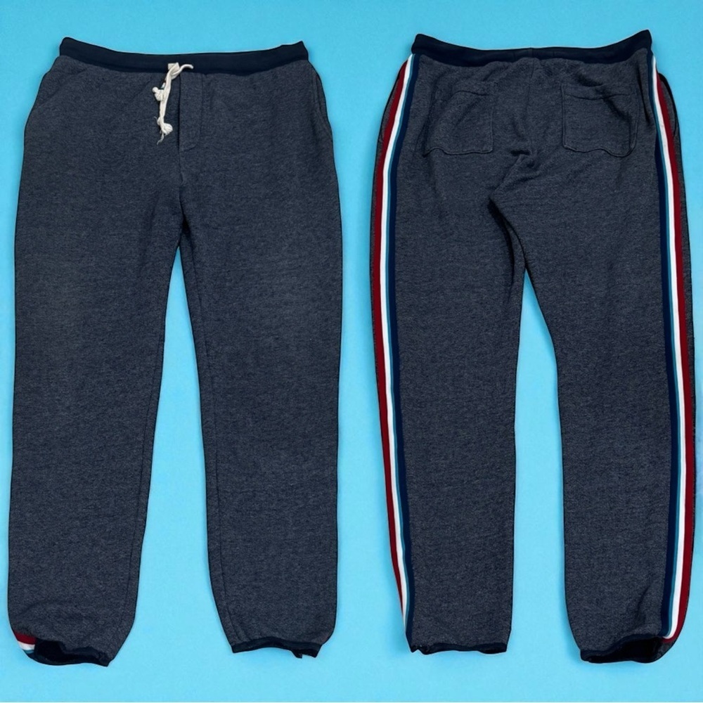 Sol Angeles Blue Sweatpants Comfort Lounge Casual Red White and Blue Men's L